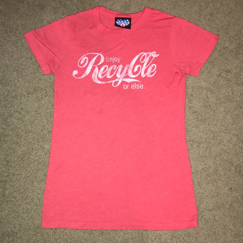 Enjoy Recycle or else. T-Shirt by Junk Food